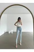 شلوار جین دار پاچه