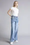 شلوار جین زنانه موی بل گشاد