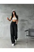 شلوار گشاد با کمر بلند فصل جدید (جزئیات قفل در کمر قابل تنظیم)