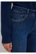 شلوار جین تیس گلد پریمیوم آبی مایل به بنفش