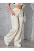 شلوار جین زنانه جینین مدل 90's با پاچه‌های عریض و راحت با کمر بلند