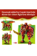 لگو ربات اژدهای متحول شونده NINJAGO Wyldfyre لگو ۷۱۸۶۸ - مجموعه ساخت اسباب بازی برای سنین ۹ سال به بالا (۸۲۱ قطعه)