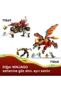 لگو ربات اژدهای متحول شونده NINJAGO Wyldfyre لگو ۷۱۸۶۸ - مجموعه ساخت اسباب بازی برای سنین ۹ سال به بالا (۸۲۱ قطعه)