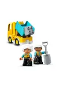 کامیون و بیل مکانیکی پالت‌دار DUPLO® Town 10931 - مجموعه ساخت اسباب‌بازی آموزشی (20 قطعه)