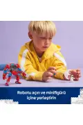 لگو ست فیگور قابل ساخت روبات مرد عنکبوتی مارول در برابر آنتی ونوم لگو ۷۶۳۰۸
