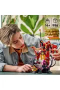 لگو ربات شوالیه آتشین NINJAGO لگو ۷۱۸۴۶ - مجموعه ساخت اسباب بازی خلاقانه برای کودکان ۱۴+ (۹۹۶ قطعه)