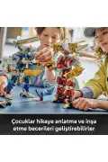لگو ربات‌های تایتان دوقلو NINJAGO لگو ۷۱۸۷۰ - مجموعه ساخت اسباب بازی برای کودکان ۱۲ سال به بالا