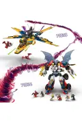 لگو مکعب فوق‌العاده زین از سری NINJAGO لگو ۷۱۸۳۴ - مجموعه ساخت اسباب‌بازی خلاقانه (۱,۱۸۷ قطعه) برای ۹ سال به بالا