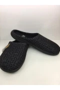 دمپایی زمستانی مردانه مشکی (طرح متغیر است)