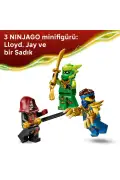 لگو پکیج جنگی ربات اژدهای لوید از سری NINJAGO لگو ۷۱۸۶۲ - مجموعه ساخت اسباب بازی برای ۶ سال به بالا (۸۱ قطعه)