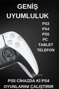 دسته بازی بی‌سیم بلوتوثی T28 سازگار با PS4، PS5 و PC