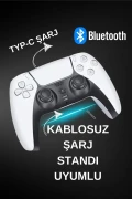 دسته بازی بی‌سیم بلوتوثی T28 سازگار با PS4، PS5 و PC