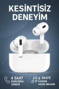 هدفون بلوتوثی پرو نسل 2 سفید، هدفون بی‌سیم داخل گوشی، سازگار با iOS و Android