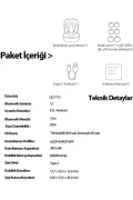 هدفون بی‌سیم بلوتوث 5.3 مدل T13 Anc 4 با 4 میکروفون و قابلیت حذف نویز فعال رنگ مشکی