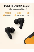 هدفون بی‌سیم بلوتوث 5.3 مدل T13 Anc 4 با 4 میکروفون و قابلیت حذف نویز فعال رنگ مشکی