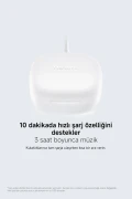 هدفون بی‌سیم Redmi Buds 6 Play سفید - حذف نویز BT 5.4 TWS (با گارانتی شیائومی)