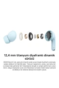 هدفون بی‌سیم شیائومی ردمی بادز 8 لایت سیاه - ANC BT 5.4 (با گارانتی شیائومی)