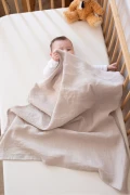 ست ۳ تکه پوشش و پتو موسلین ۱۰۰% پنبه با گواهی اوکو-تکس ۸۰x۸۰ سانتیمتر