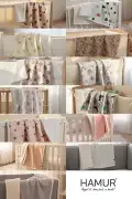 پتو بچه نرم 80x100 سانتی‌متر ملایس کوندک پُست دوطرفه پتو پشمی 100x80