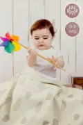 پتو بچه نرم 80x100 سانتی‌متر ملایس کوندک پُست دوطرفه پتو پشمی 100x80