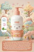 لوسیون طبیعی صورت و بدن برای نوزادان و کودکان