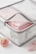 ست کیف مراقبت از نوزاد 6 عددی با طرح گل برای خروج از بیمارستان