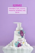 صابون کستیل فومی 100% طبیعی - مخصوص کودکان با روغن زیتون و 10 روغن گیاهی ارزشمند وگان 200 میلی لیتر