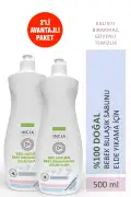 صابون ظرفشویی نوزاد 100% طبیعی تمیزکننده گیاهی پستانک و شیشه شیر 500 میلی لیتر 2 عددی