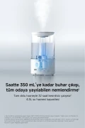رطوبت‌ساز هوشمند 2- 4.5 لیتر، خروجی بخار 350 میلی‌لیتر در ساعت، حالت خودکار (با گارانتی شیائومی)