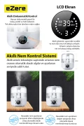 رطوبت‌ساز دیجیتال هوشمند TH-413 | ظرفیت 3 لیتر، لمسی، کنترل از راه دور، کارکرد بی‌صدا