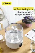 رطوبت‌ساز دیجیتال هوشمند TH-413 | ظرفیت 3 لیتر، لمسی، کنترل از راه دور، کارکرد بی‌صدا