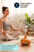 دستگاه بخور اولتراسونیک آروماتراپی با ظرفیت 550 میلی لیتر و تایمر نوری