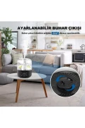 دستگاه بخور اولتراسونیک ۴ لیتری J001 با ترمومتر دیجیتال و رطوبت سنج