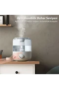 تانک بزرگ آب ۲.۵ لیتری با پرکن خودکار، بخار سرد بی‌صدا برای نوزاد