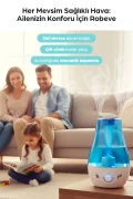 دستگاه بخار ساز اولتراسونیک 3 لیتری رطوبت ساز با خروجی اسپری قابل تنظیم