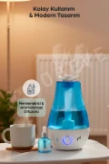 دستگاه بخار ساز اولتراسونیک 3 لیتری رطوبت ساز با خروجی اسپری قابل تنظیم