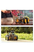 ست کدگذاری ربات خودرو 4 چرخ Arduino سازگار 4WD-BLE (با کتاب الکترونیکی و بسته بندی، بلوتوث)
