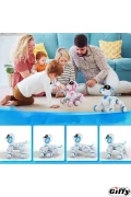 ربات رقصنده سگ با کنترل از راه دور و حسگر دستی، شارژی و دارای نور و موسیقی