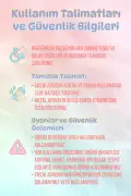 گیره دندان‌گیر نوزاد با کلیپس ۳ عددی زنجیر پستانک طرح دخترانه رنگ صورتی