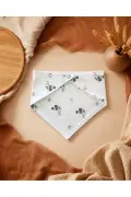 پیشبند نوزاد با طرح حیوانات و دو دکمه چسبی و دوچرخه