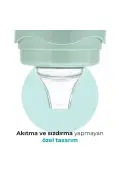 لیوان تمرینی ضد کولیک 160 میلی لیتر رنگ پودری سبز، مناسب برای 6 ماه به بالا