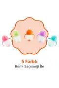 لیوان تمرینی با درب قفل‌دار 6 ماه به بالا 207 میلی‌لیتر نارنجی 1 عدد