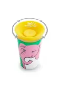 لیوان تمرینی Mucize 360° Wildlove، 12 ماه به بالا، 266 میلی‌لیتر، فیل، 1 بسته