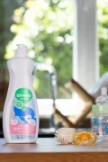محلول تمیزکننده پستانک و شیشه شیر 100% طبیعی صابون دستشویی مرطوب کننده 500 میلی لیتر x 2 عدد