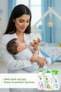 تمیزکننده شیشه شیر و پستانک نوزاد - تمیزی طبیعی و ایمن برای نوزادان %100 طبیعی (750 میلی لیتر)