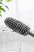 برس تمیزکننده بطری شیشه‌ای با دسته بلند 28 سانتی‌متری