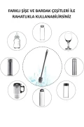 ست خشک‌کن شیشه شیر و برس تمیزکننده پستانک و ایستگاه شستشوی بطری