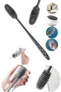 فرچه سیلیکونی برای تمیز کردن بطری و پستانک و شیشه‌های شیشه‌ای و ابزارهای تمیزکننده آشپزخانه