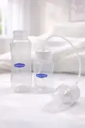 ست شیشه شیر کاربردی ۲۵۰+۱۵۰ میلی‌لیتر بی‌برون دست آزاد