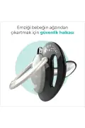 ست پستانک ارتودنسی 0 ماه به بالا مشکی و مرواریدی | دو عددی، سیلیکونی، با پایه | استریل و نگهداری
